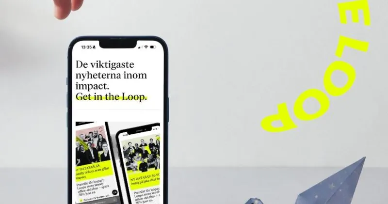 Banner nyhetsbrev Impact Loop