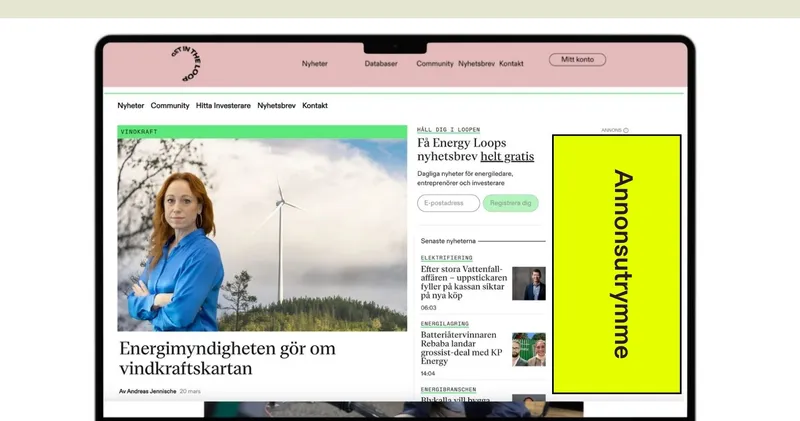 Annonsering site – Energy Loop