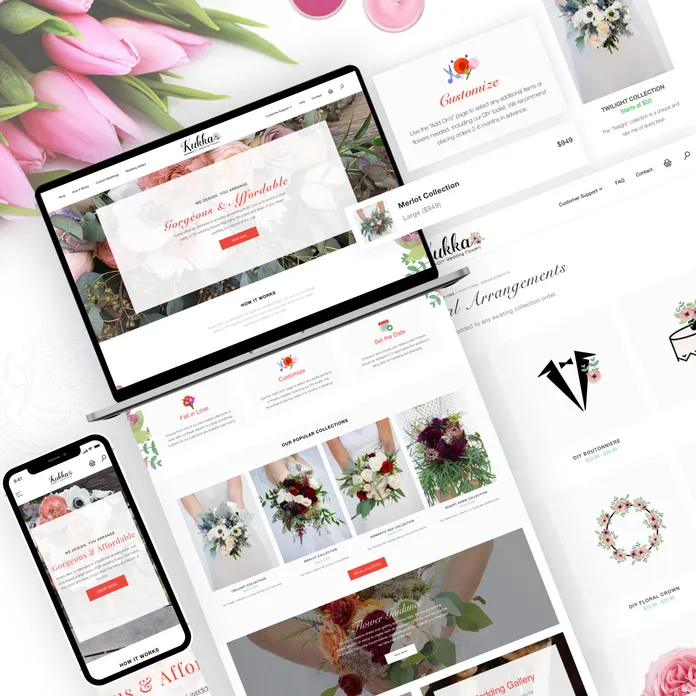 Flowers Ecommerce Design