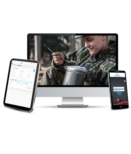 System för beställning av militär förplägnad