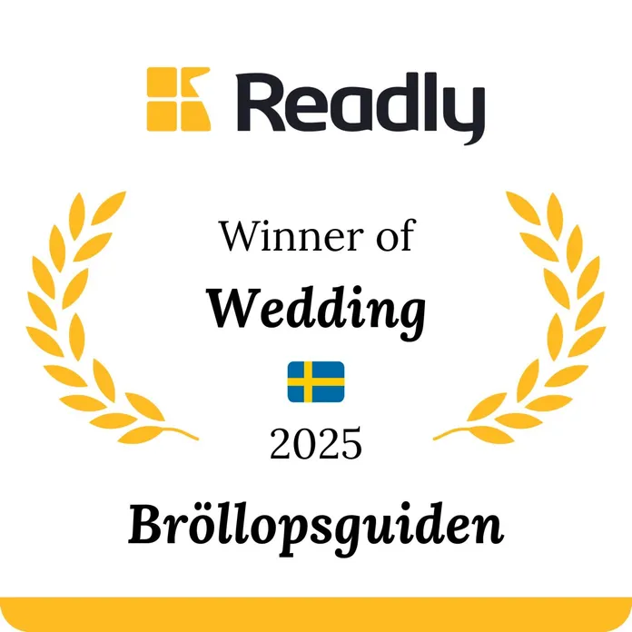 BRÖLLOPSGUIDENs online-magasin är vinnare av Readlys ”Top Title” 2025!