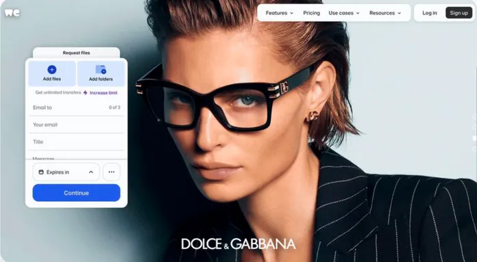 Dolce & Gabbana × WeTransfer