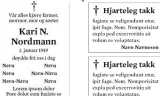 Dødsannonser og takkeannonser