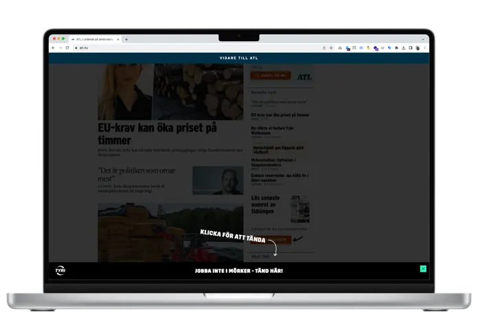 Ett nytt format och en lysande annons