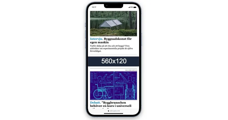 Banner in the Newsletter