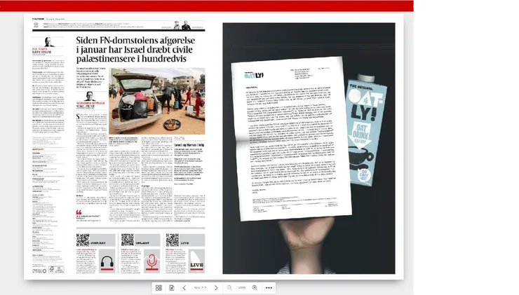 Klikbare printannoncer i e-avisen