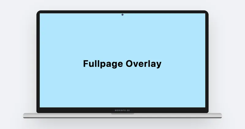 Fullpage Overlay