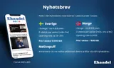Banner i Ehandels Nyhetsbrev