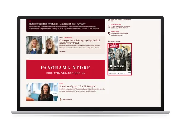 Panorama nedre