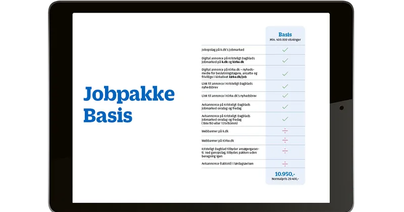 Basis-jobpakke