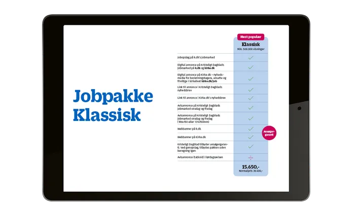 Klassisk jobpakke