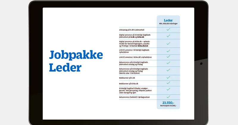 Leder-jobpakke