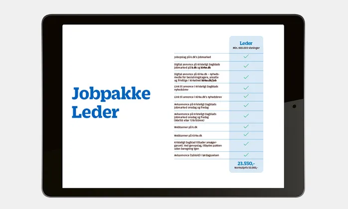 Leder-jobpakke