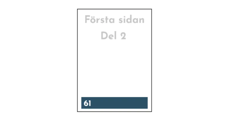 Första sidan del 2, modul 61