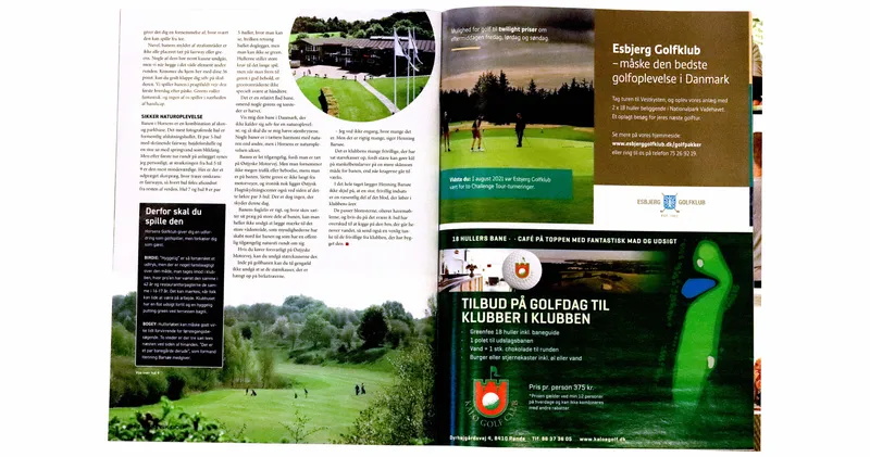 Halv side i Dansk Golf