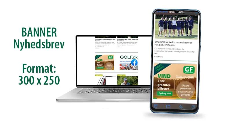 Nyhedsbrev Golf.dk - standard format