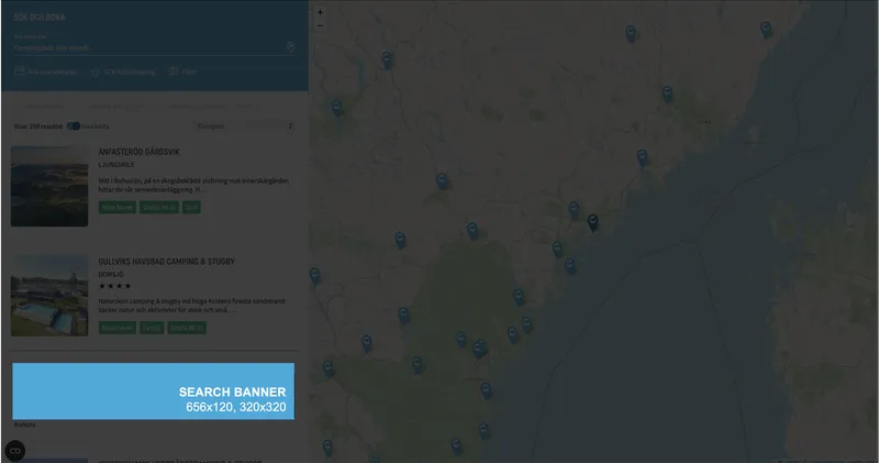 Search banner