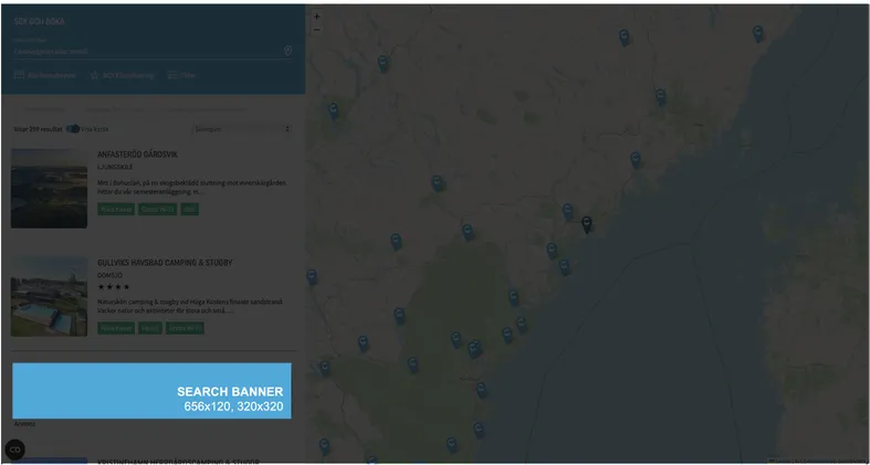Search banner