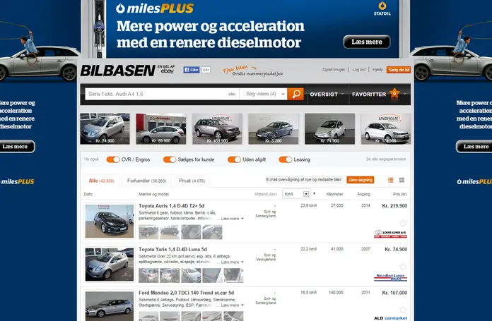 Bilbasen: Statoil MilesPLUS