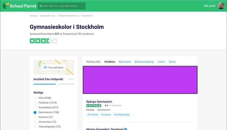 Sök 1 månad