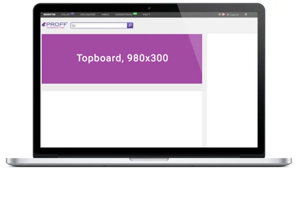 Desktop Topboard Large