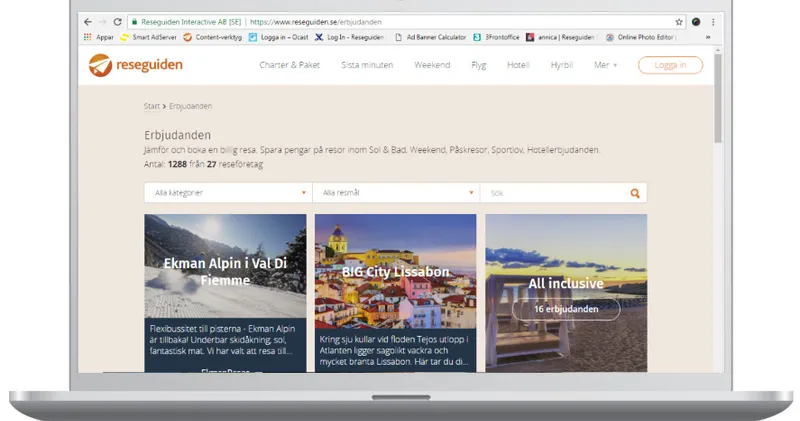 Reiseguiden Ads
