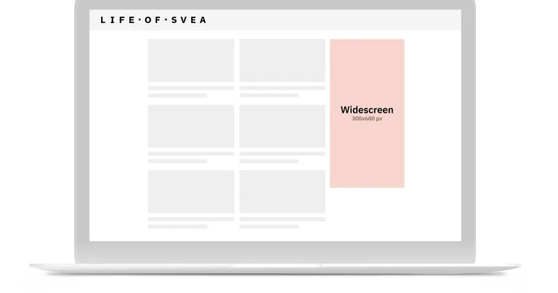 Widescreen 300x600