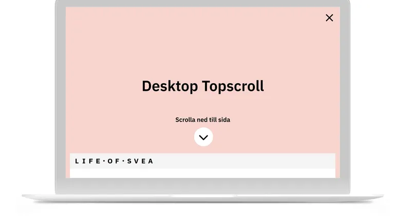 Desktop Topscroll