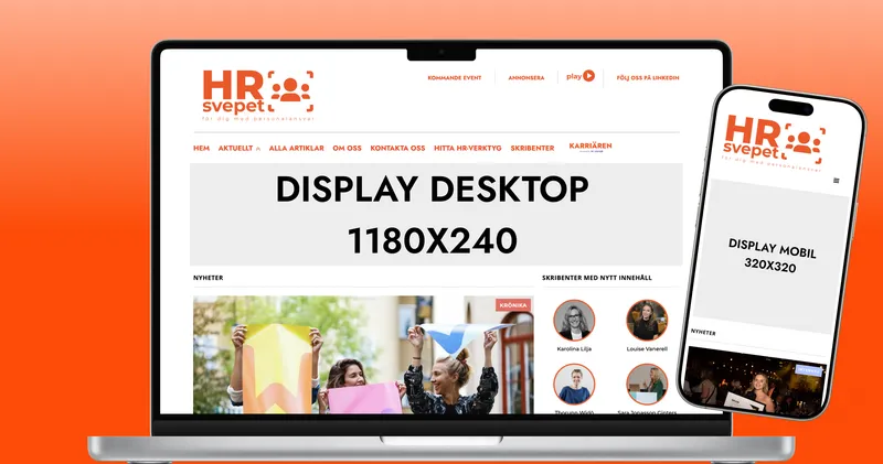 Display – Hemsida