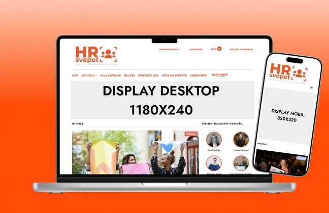 Display – Hemsida