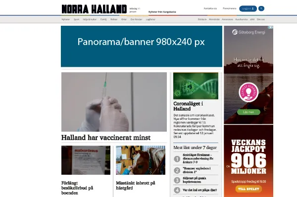 Panorama/banner