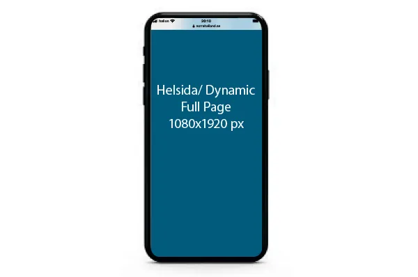 Helsida/Dynamic Full Page mobil
