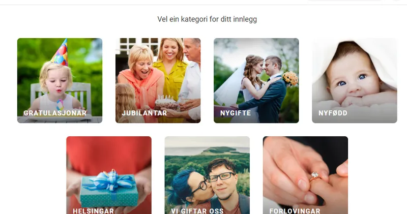 FOLK - gratulasjoner og hilsener