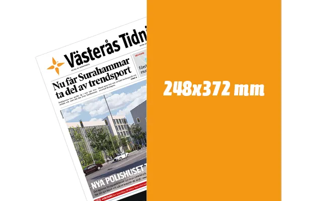 VT annons helsida