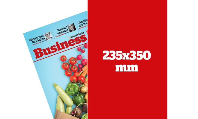 VT Business annons helsida