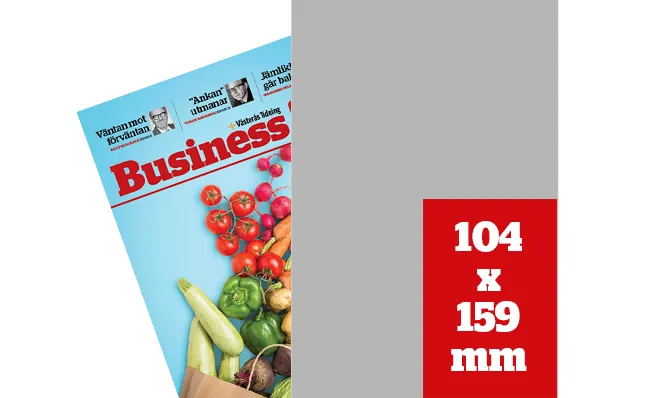VT Business annons kvartsida