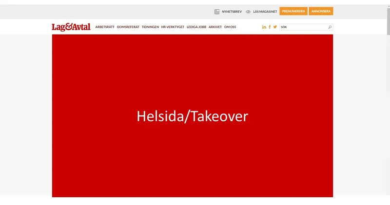 Helsida/Takeover