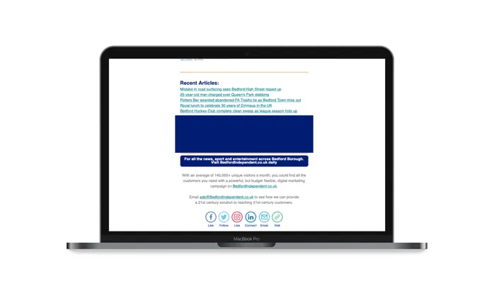 Daily email - bottom banner