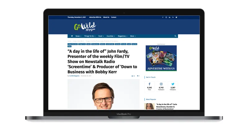 “A day in the life of” Website interview