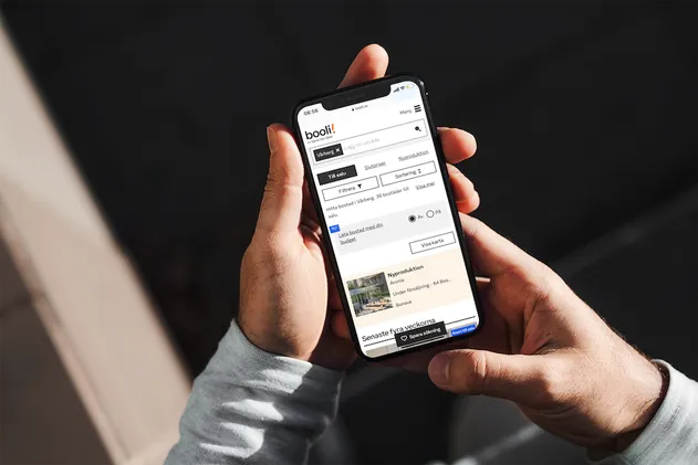 Fast format och annonsering för bostadsutvecklare Booli.se