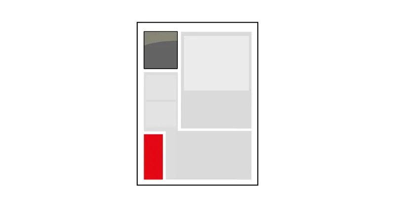 Sonderplatzierung Rückseite 38x100