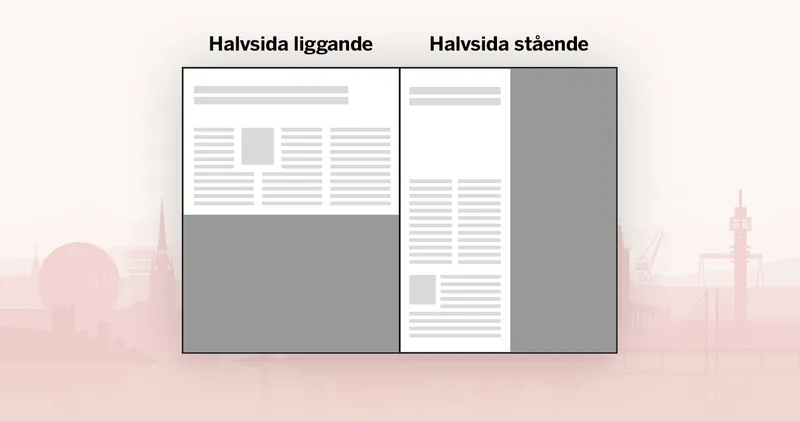 Halvsida