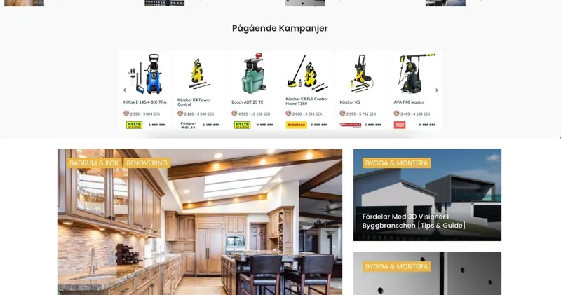 Frontpage banner